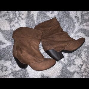 Brown Suede Boots